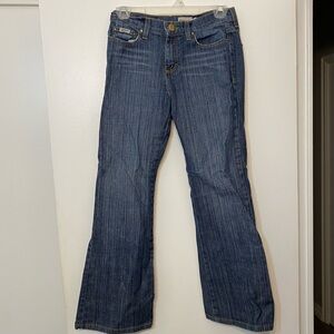 Tommy Hilfiger Tate-Ochi Size 25 Small Jeans Y2K Low Rise Streetwear Embroidered